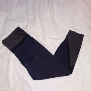 Tangerine Navy Activewear Leggings